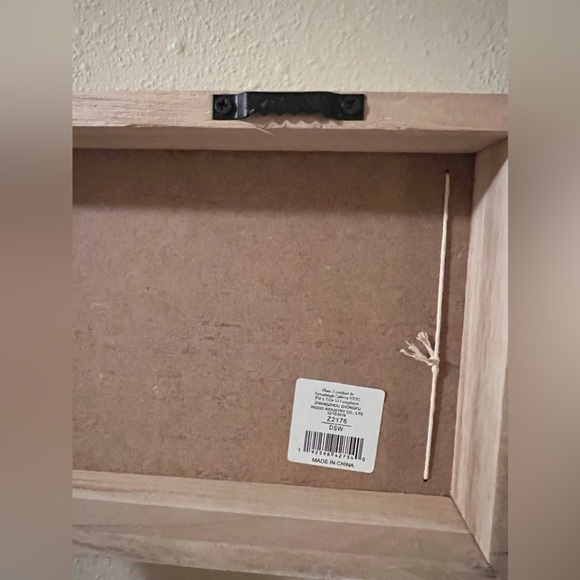 Neutral Farmhouse Bohemian "Gather" Sign Wooden Beaded Wall Hanging 18" x 5.5" - Picture 8 of 10